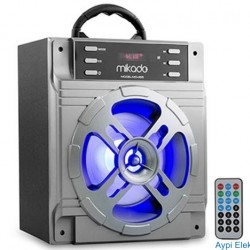 MIKADO MD-455 USB+SD+FM+BLUETOOTH MÜZİK KUTUSU 10W GRİ - 12638