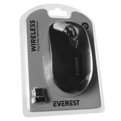 EVEREST SMW-973 SİYAH KABLOSUZ MOUSE 