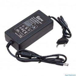 ZMR ZMR-PA-05 12 VOLT 5 AMPER PLASTİK KASA MASAÜSTÜ ADAPTÖR 5.5*2.5 UÇ İKİ UCU KABLOLU - 6127