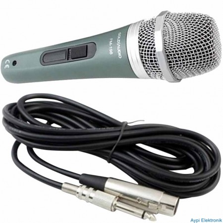 GOLD AUDIO FM-198 KABLOLU EL MİKROFON - 15417