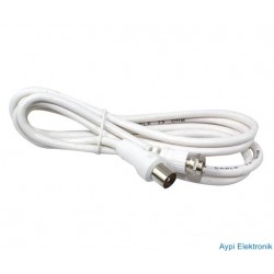 60 OHM ERKEK / F ERKEK KABLO 1.2 METRE KABLO BEYAZ - 1294