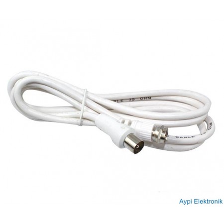 60 OHM ERKEK / F ERKEK KABLO 1.2 METRE KABLO BEYAZ - 1294