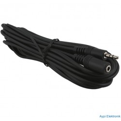 POWERMASTER PM-5758 3.5 MM STEREO ERKEK/DİŞİ 5 METRE UZATMA KABLO - 5758