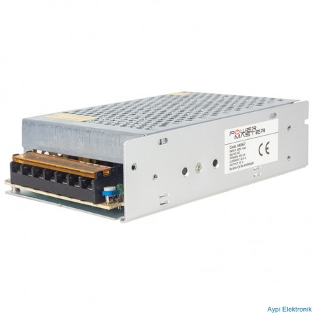 POWERMASTER PM-14067 12 VOLT - 8.5 AMPER METAL KASA ADAPTÖR - 14067