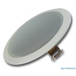 MAGİC VOİCE TAVAN HOPARLÖRÜ 16 CM 10 WATT 100V ALÇIPAN  SIVA ALTI TRAFOLU BEYAZ HOPARLÖR - 11087