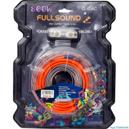FULLY G-506C 8 GA OTO ANFİ KABLO SETİ * MAGICVOICE MV-2760 - 2760