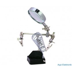 POWERMASTER PM-1630 3 KONUMLU BÜYÜTEÇLİ HAVYA STANDI - 7194