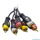3 RCA + 3 RCA 3 METRE KABLO 1.KALİTE POWERMASTER - 11047
