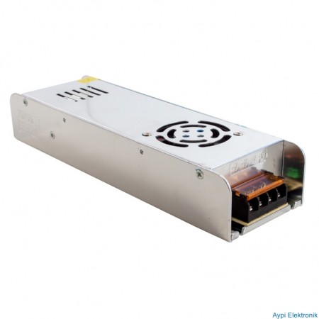 ZMR ZMR-PS-07 12 VOLT - 30 AMPER SLIM KASA FANLI METAL ADAPTÖR (225*68*40) - 13250