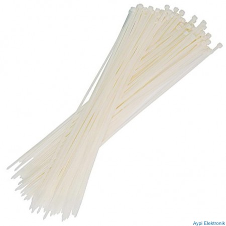 POWERMASTER 30 CM 3.6 MM KABLO BAĞI BEYAZ (100LÜ PAKET) - 3836