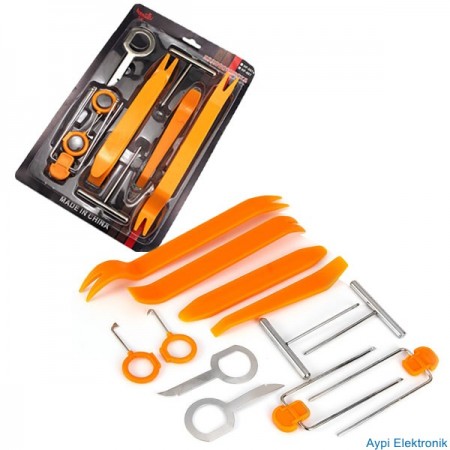 OTO ÖN PANEL VE TEYP SÖKME APARAT TAKIMI 12 PARÇA MAGICVOICE - 16477