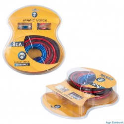 MAGICVOICE MV-12144 8 GA OTO ANFİ KABLO SETİ - 12144