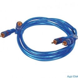 2 RCA + 2 RCA 1.8 METRE MAVİ ŞEFFAF KABLO - 936