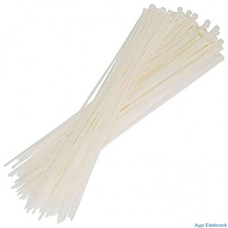 POWERMASTER 25 CM 3.6 MM KABLO BAĞI BEYAZ (100LÜ PAKET) - 414