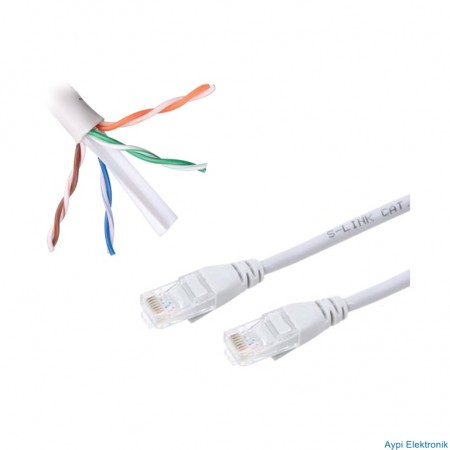 KABLO.CAT6 2 METRE GRİ POWERMASTER KUTULU - 4258