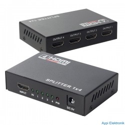 POWERMASTER PM-12080 1.4V 4 PORT HDMI SPLITTER DAĞITICI M:12080