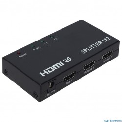 POWERMASTER PM-14217 1.4V 1080P 4KX2K 2 PORT HDMI SPLITTER DAĞITICI M:14217