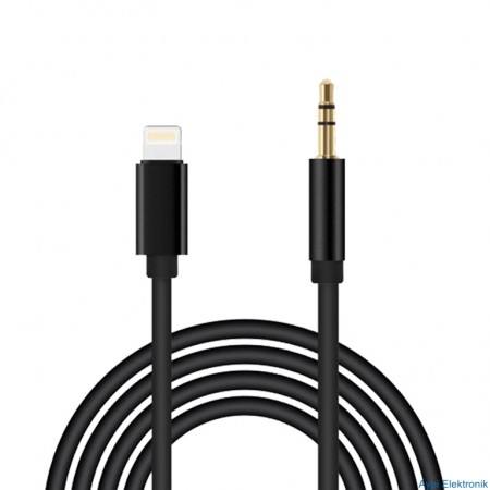 POWERMASTER JH-023 IPHONE LIGHTNING TO 3.5 MM AUX STEREO ÇEVİRİCİ KABLO - 18315