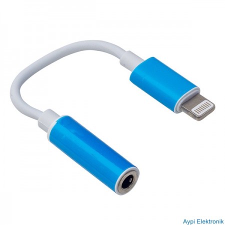 POWERMASTER IPHONE LIGHTNING TO KULAKLIK JACK ÇEVİRİCİ KABLO - 18317