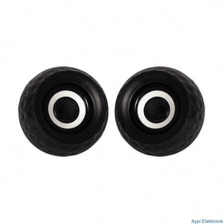 MAGICVOICE E-11 1 + 1 USB MİNİ OVAL HOPARLÖR ( 3W+3W*4 OHM ) - 18361