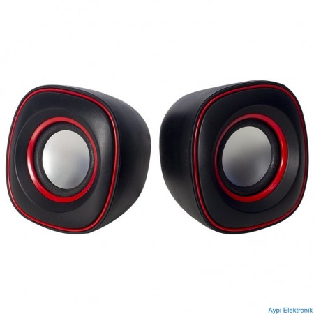 MAGICVOICE D-015 1+1 USB MİNİ HOPARLÖR (5 WATT*4 OHM)