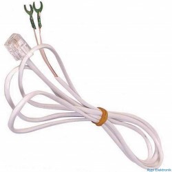 TELEFON HAT KABLOSU AY PABUÇLU 1.5 METRE BEYAZ - 1910