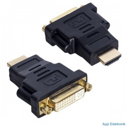 HDMI TO DVI ÇEVİRİCİ (HDMI ERKEK-DVI DİŞİ 24+5) - 11612