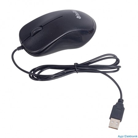 HELLO HL-38 1000 DPI KABLOLU OPTİK SİYAH MOUSE - 18738