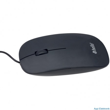 HELLO HL-37 SLİM KASA 1000 DPI OPTİK KABLOLU MOUSE - 18737