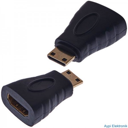 HDMI DİŞİ MİNİ HDMI ERKEK ÇEVİRİCİ KONNEKTÖR POWERMASTER - 10627