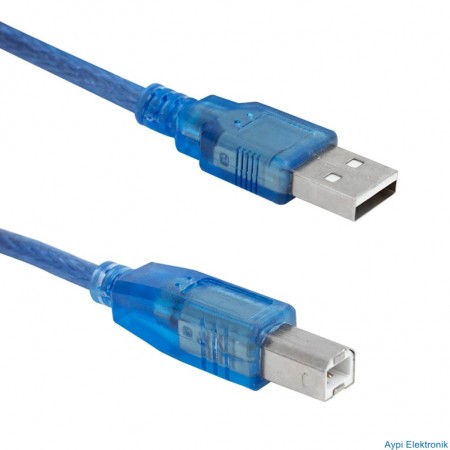 USB YAZICI KABLOSU 10MT 2.0 ŞEFFAF POWERMASTER - 12275