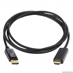 POWERMASTER PM-15436 DISPLAY PORT TO HDMI KABLO 1.8 METRE - 15436