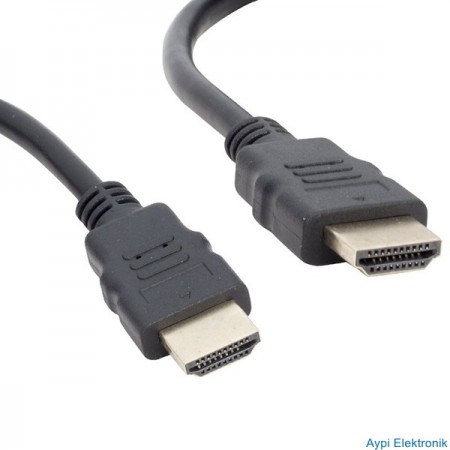 HDMI KABLO 1 M METRE SİYAH POŞETLİ