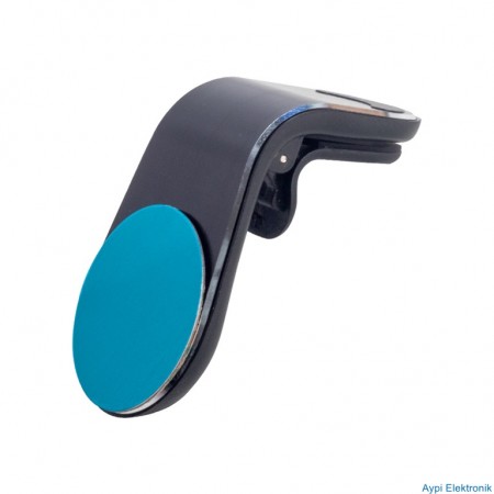 POWERMASTER PM-19250 ARAÇ İÇİ MANYETİK MIKNATISLI TELEFON TUTUCU SİYAH*GÜMÜŞ - 19250