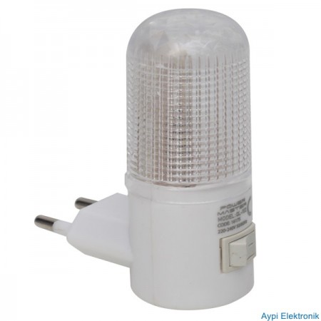 POWERMASTER QL-102 0.5 WATT LEDLİ ANAHTARLI GECE LAMBASI - 16175