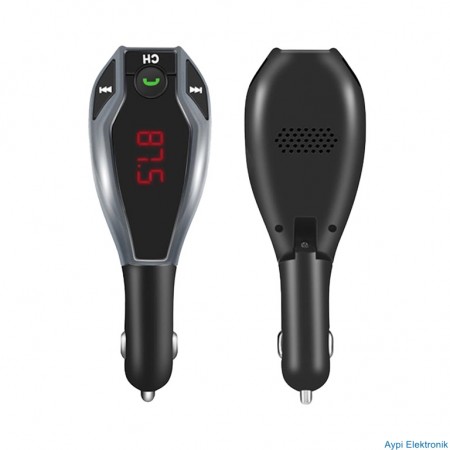 HELLO HL-18883 X7 HANDSFREE USB/SD/BLUETOOTH 12-24 VOLT FM TRANSMITTER - 18883