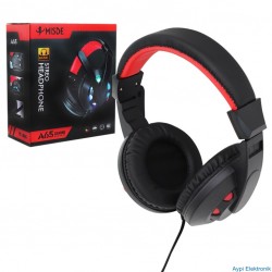 MAGICVOICE A-65 MİSDE 3.5MM AUX GİRİŞLİ RGB IŞIKLI KULAKÜSTÜ MİKROFONLU OYUNCU KULAKLIK - 2388