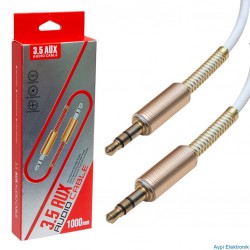POWERMASTER KY175 3.5 MM ERKEK/ERKEK 1 METRE STEREO AUX KABLO - 3790