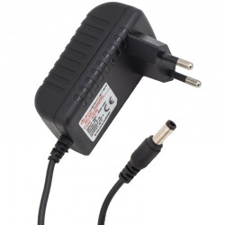 PM-4479 12 VOLT 0,5 AMPER PLASTİK KASA PRİZ TİPİ ADAPTÖR 5.5*2.5 UÇ 