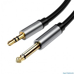 3.5 MM STEREO ERKEK / 6.3 MM MONO ERKEK 3 METRE KABLO M  14024