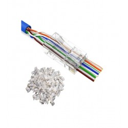 RJ45 CAT5 / CAT6  JACK       100 LÜ KAKET