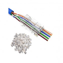 RJ45 CAT5 / CAT6  JACK       100 LÜ KAKET