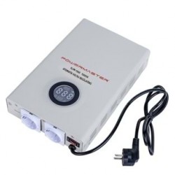 POWERMASTER SLIM-1500 OTOMATİK 1500 WATT KOMBİ VOLTAJ REGÜLATÖRÜ M 21853