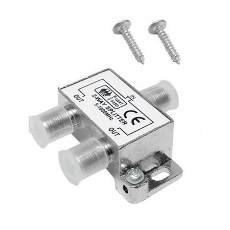 KABLO TV SİNYAL AYIRICI  2 Lİ  5-1000 MHZ SPLİTTER 1/2 M:24663