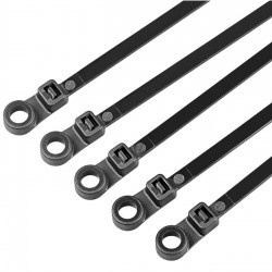 POWERMASTER PM-26328 DELİKLİ SİYAH KABLO BAĞI 3.6X200MM (100'LÜ PAKET) M: