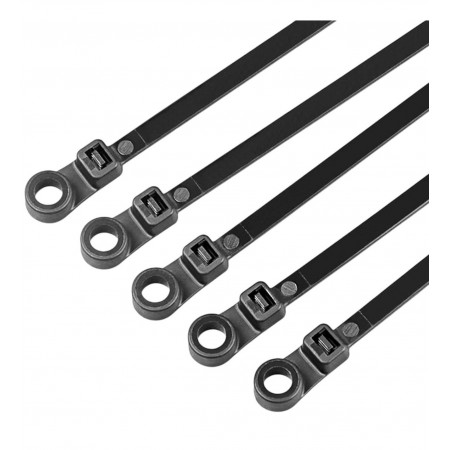 POWERMASTER PM-26328 DELİKLİ SİYAH KABLO BAĞI 3.6X200MM (100'LÜ PAKET) M:26328