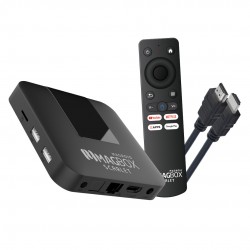 MAGBOX MAGROID SCARLET 16 GB HDD 2 GB RAM 2.4G H313 CPU SES KOMUT KUMANDALI ANDROID TV BOX