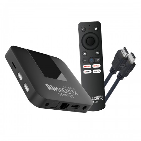 MAGBOX MAGROID SCARLET 16 GB HDD 2 GB RAM 2.4G H313 CPU SES KOMUT KUMANDALI ANDROID TV BOX M:26743