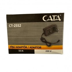 12 V 3.5 A  ADAPTÖR    CATA CT-2552