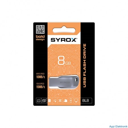 8 GB FLASH BELLEK SYROX BL8